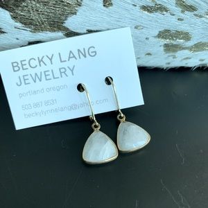 Moonstone earrings
